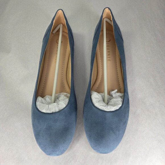 NWT Journee Collection Womens Kavn Comfort Insole Slip on Round Toe Ballet Flats - Picture 5 of 9